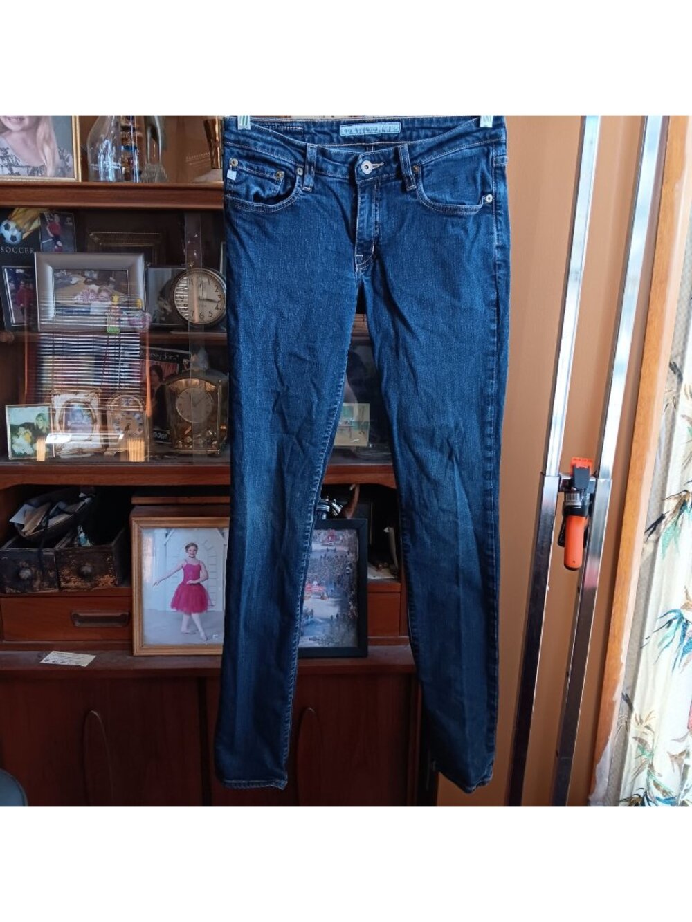 29L Big Star 1974 Jealousy Skinny Womens Dark Wash Skinny Jeans Size 29L